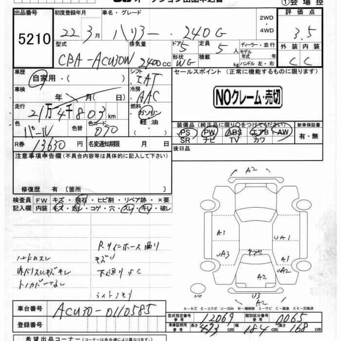 TOYOTA HARRIER