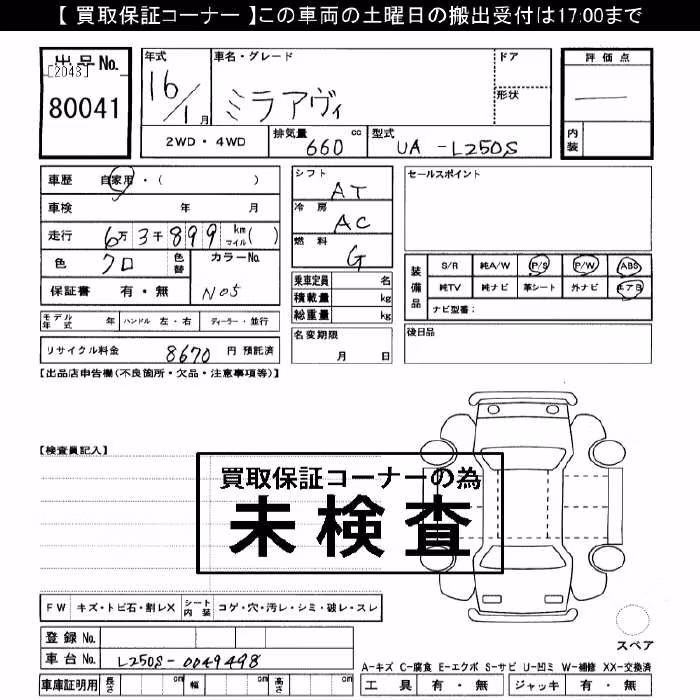 DAIHATSU MIRA AVY