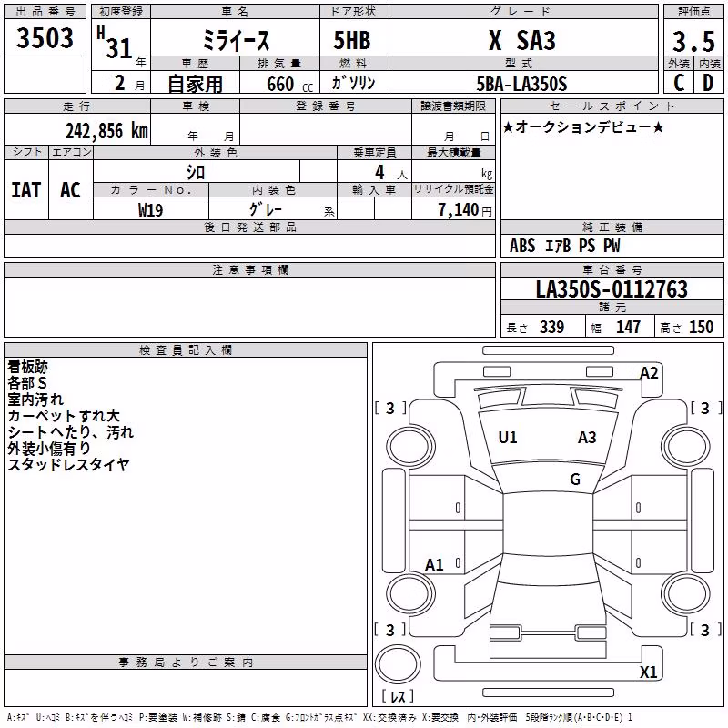 DAIHATSU MIRA E:S