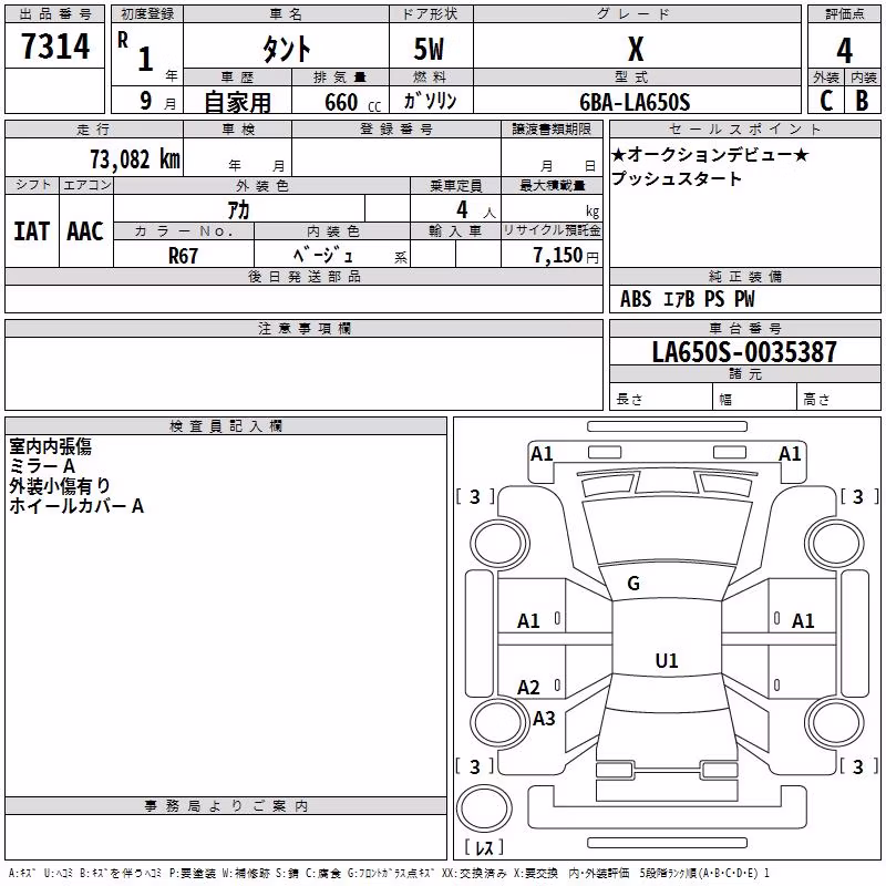DAIHATSU TANTO