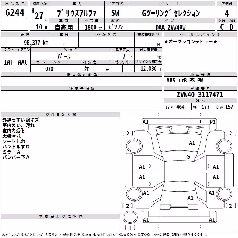 TOYOTA PRIUS ALPHA