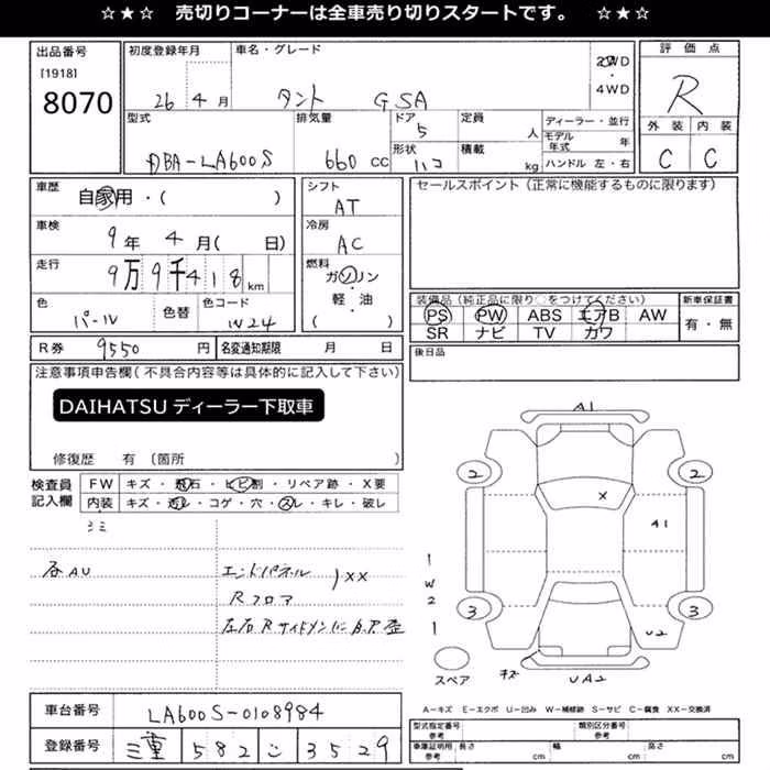 DAIHATSU TANTO
