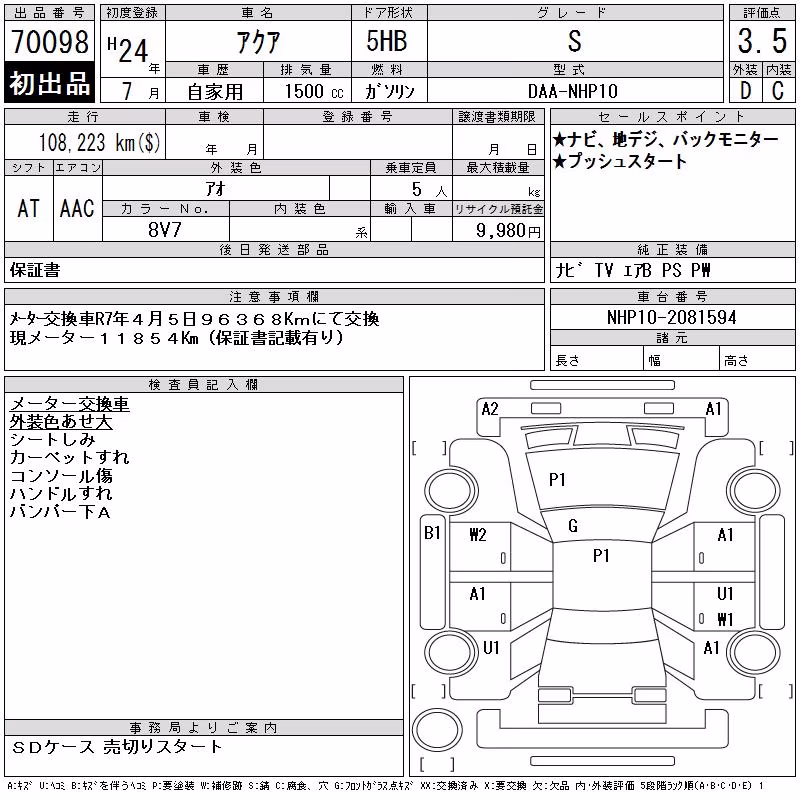 TOYOTA AQUA
