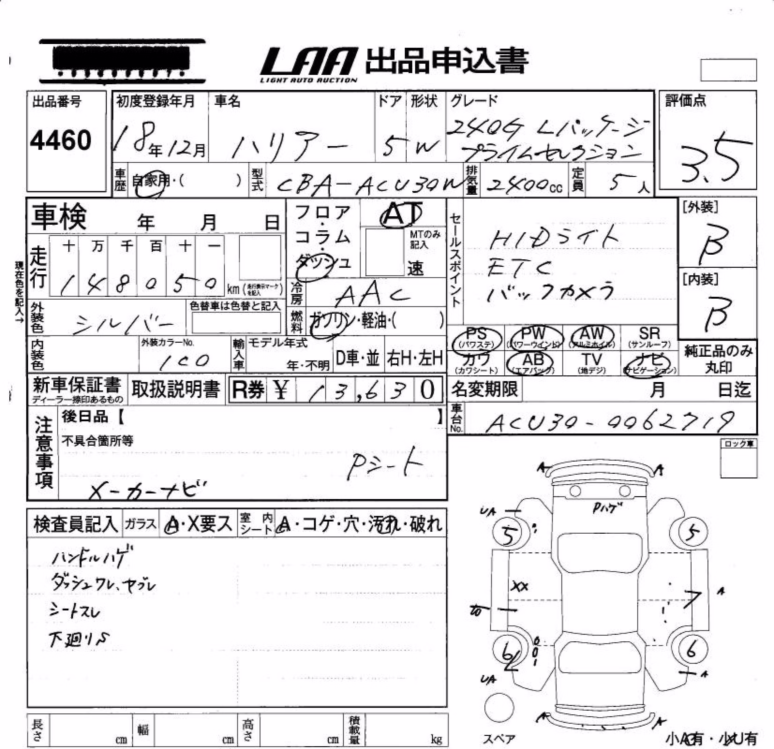 TOYOTA HARRIER