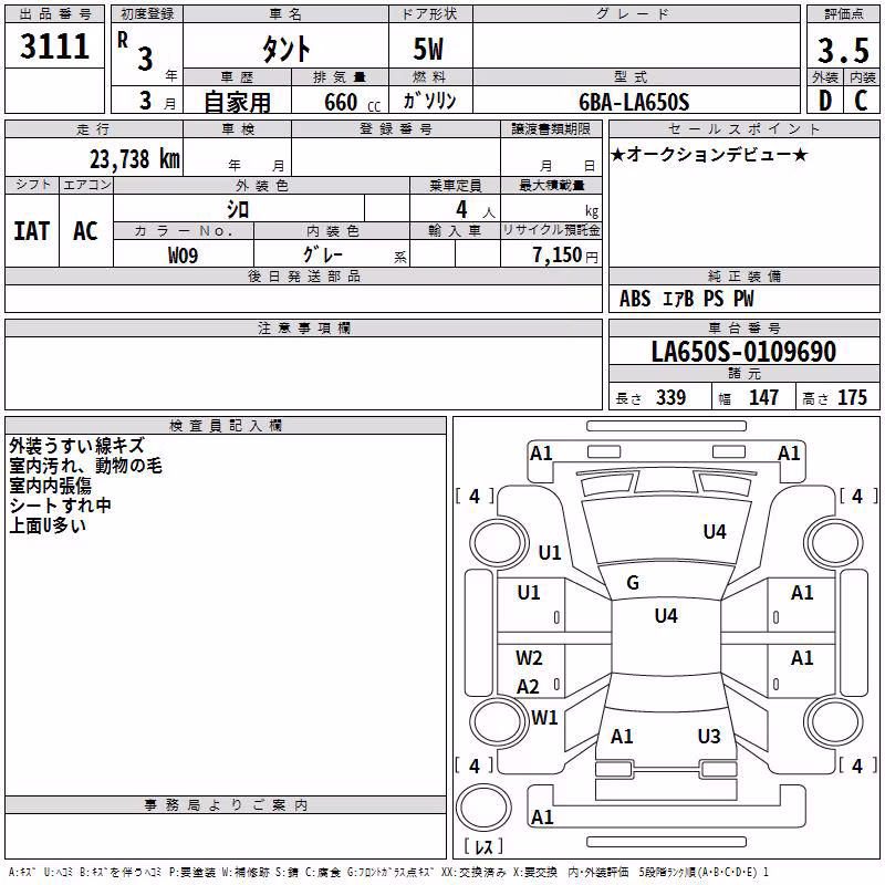 DAIHATSU TANTO