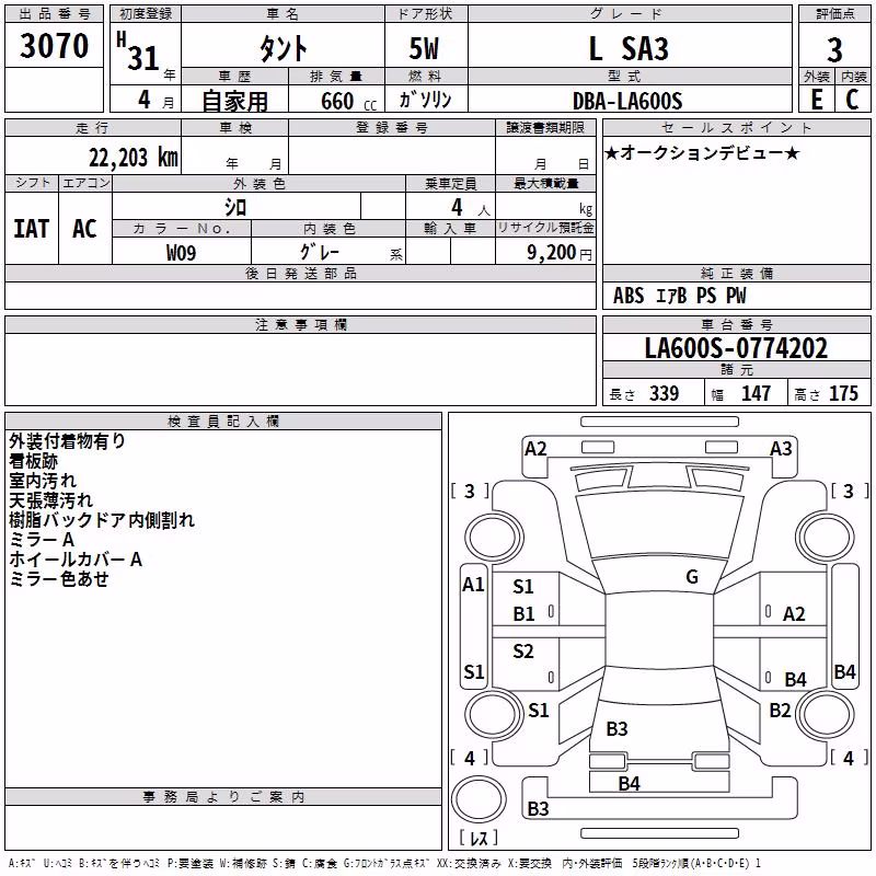 DAIHATSU TANTO