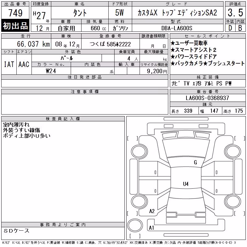 DAIHATSU TANTO