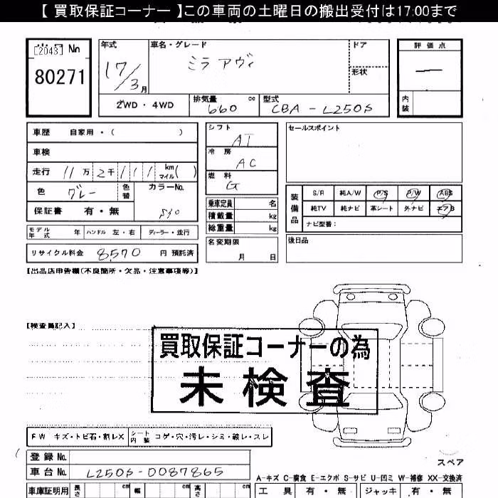 DAIHATSU MIRA AVY