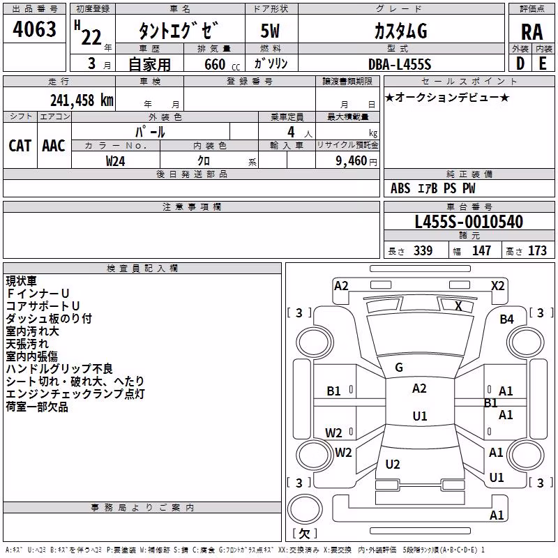 DAIHATSU TANTO EXE