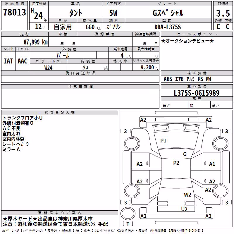 DAIHATSU TANTO