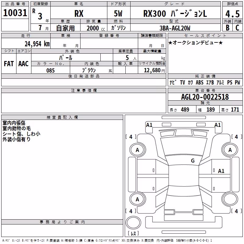 LEXUS RX300