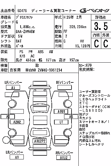 TOYOTA PRIUS ALPHA