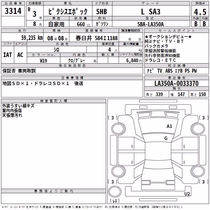 TOYOTA PIXIS EPOCH