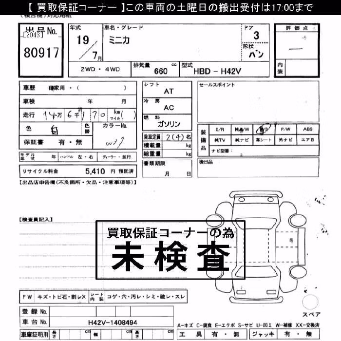 MITSUBISHI MINICA