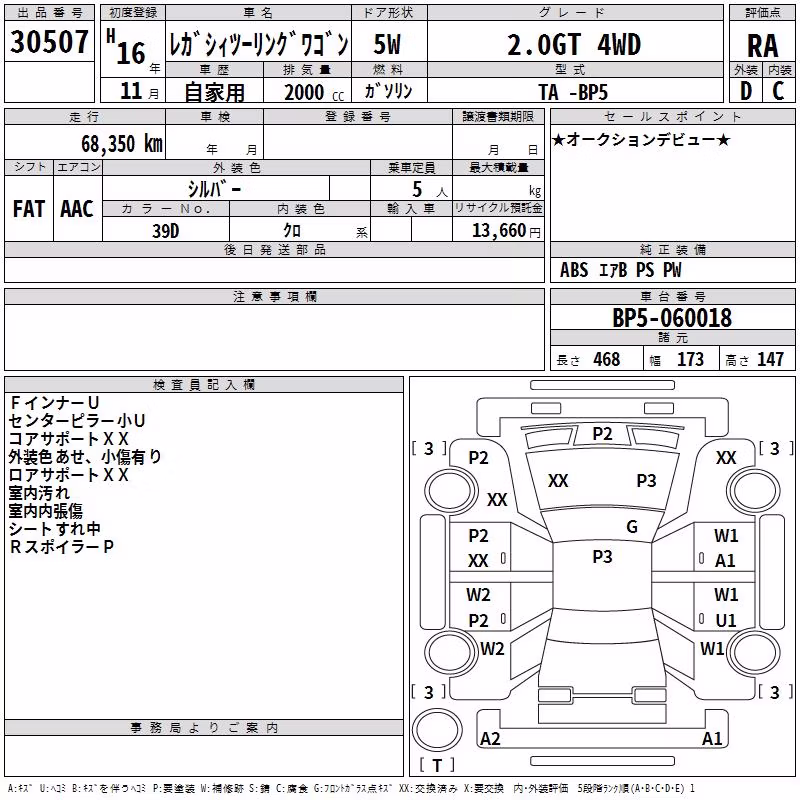 SUBARU LEGACY