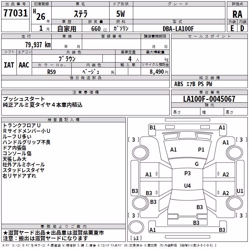 SUBARU STELLA