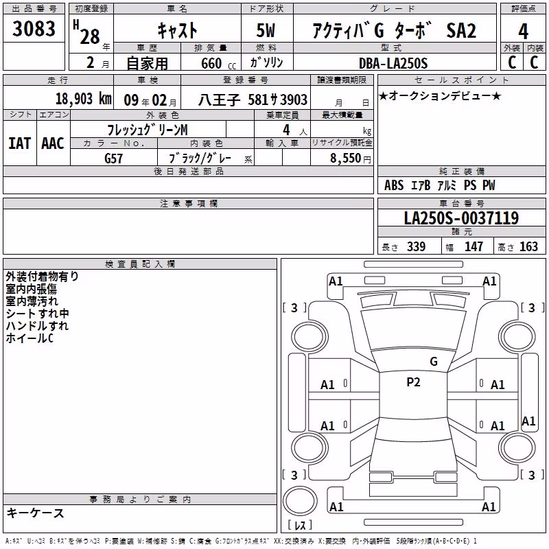 DAIHATSU CAST
