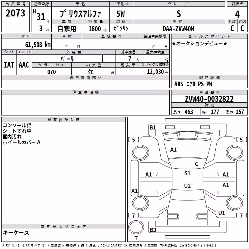 TOYOTA PRIUS ALPHA