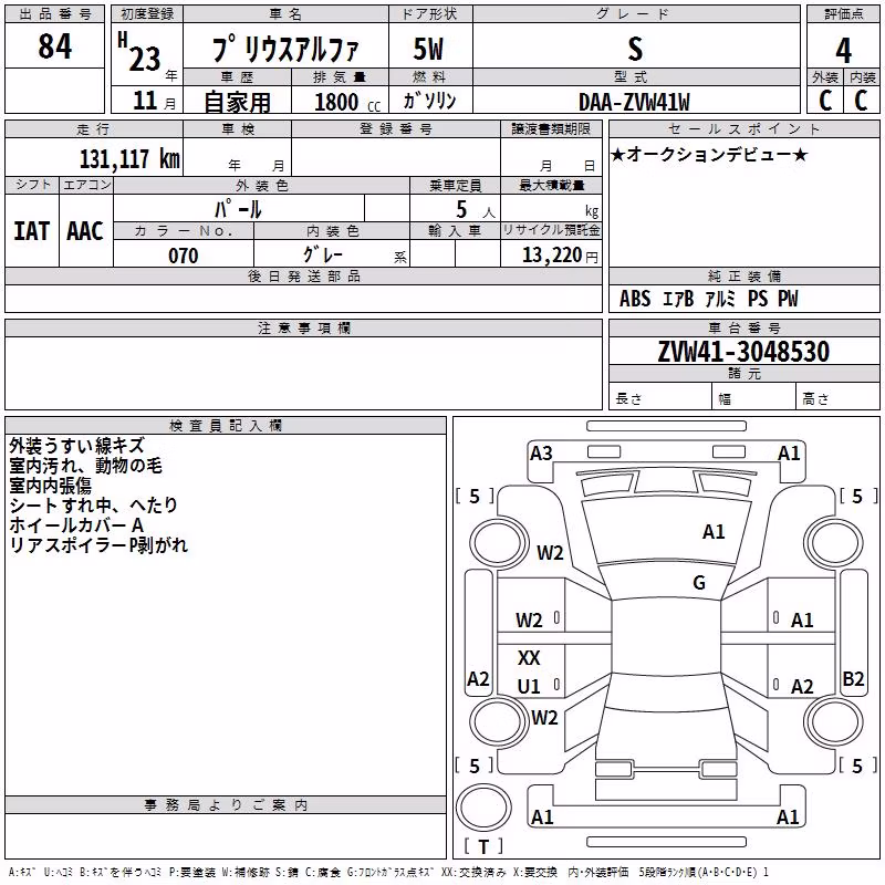 TOYOTA PRIUS ALPHA