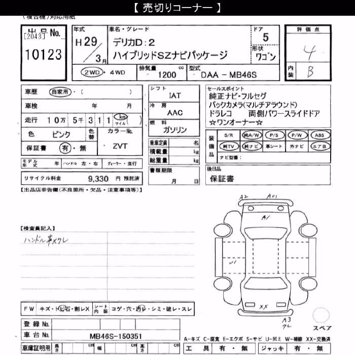MITSUBISHI DELICA D:2