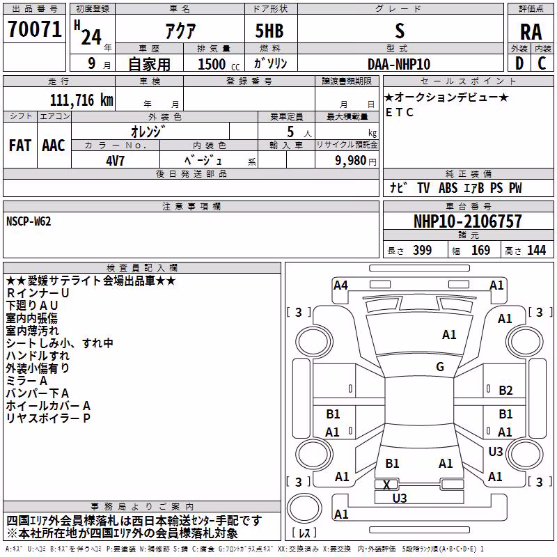 TOYOTA AQUA