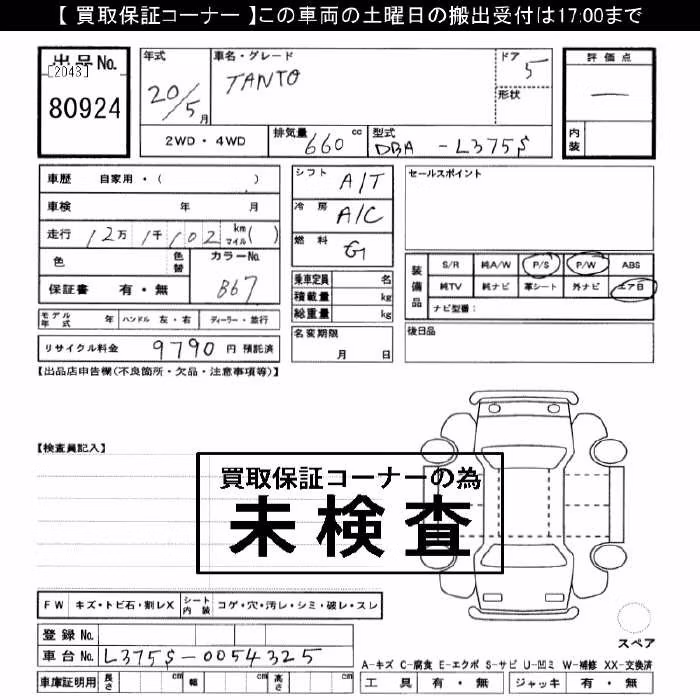 DAIHATSU TANTO