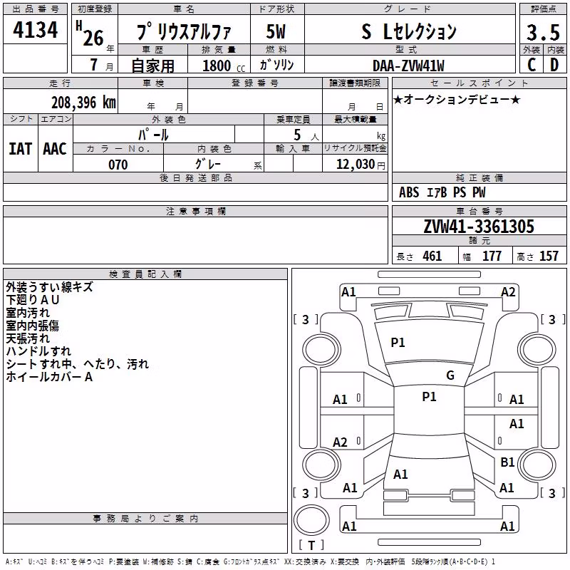 TOYOTA PRIUS ALPHA