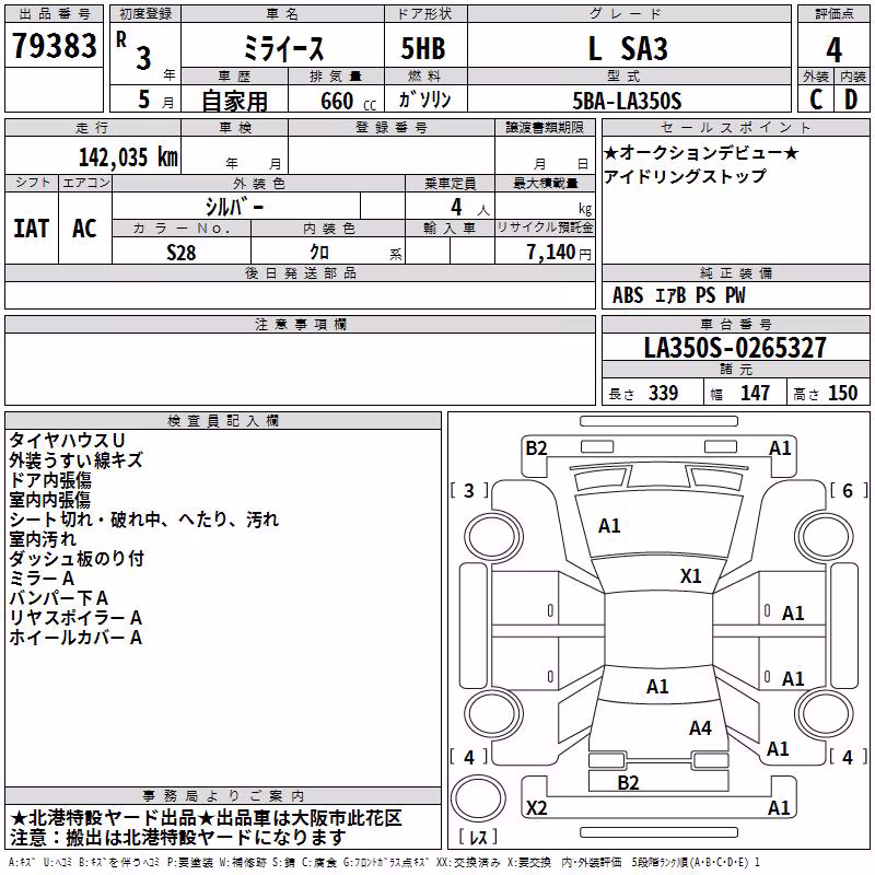 DAIHATSU MIRA E:S