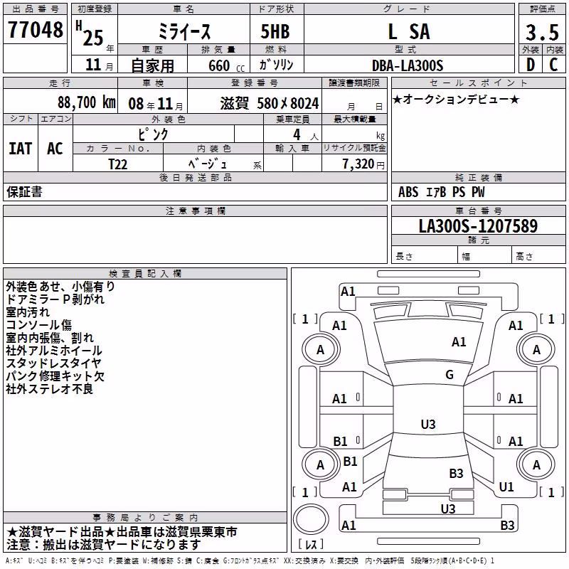 DAIHATSU MIRA E:S