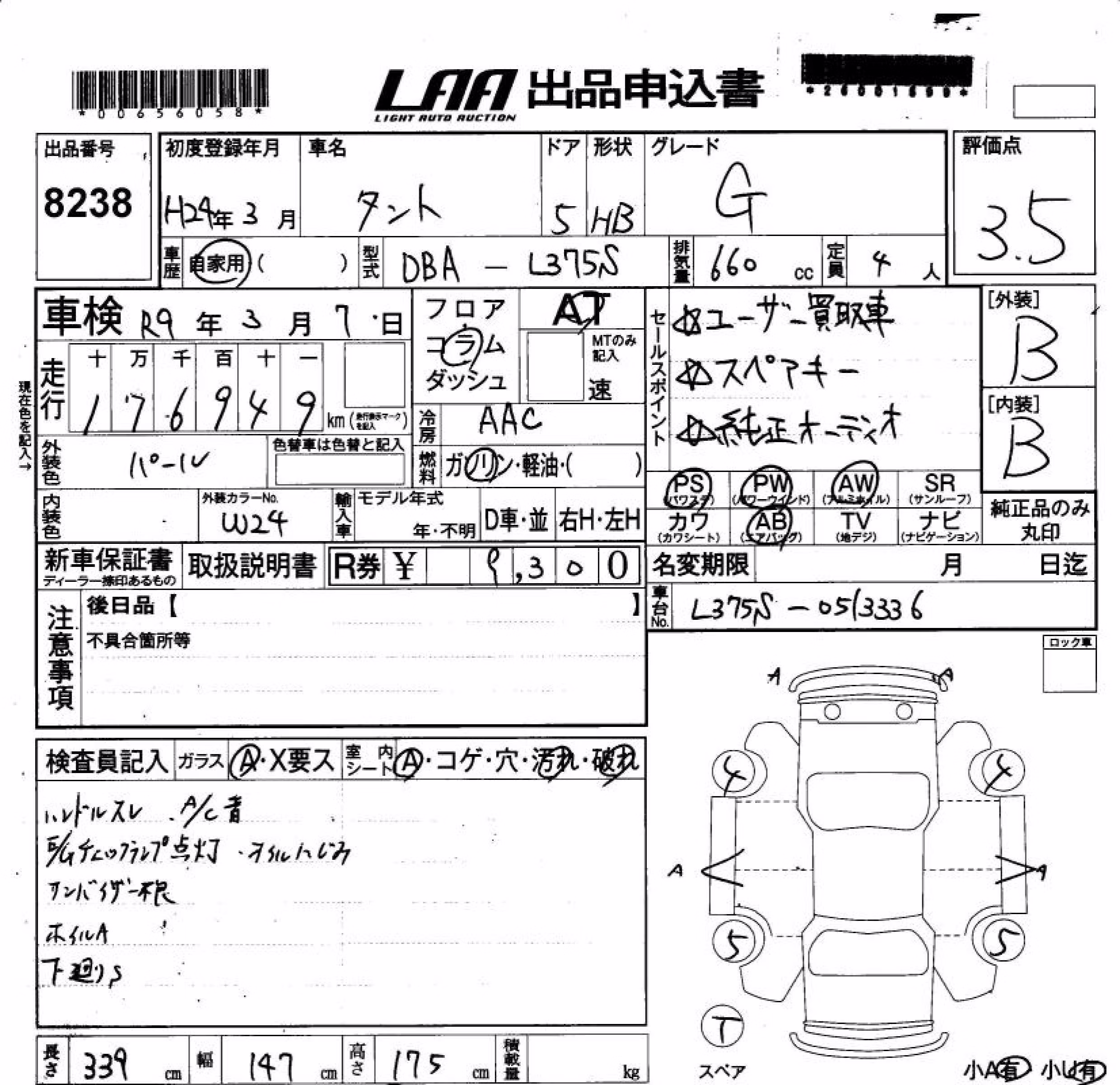 DAIHATSU TANTO