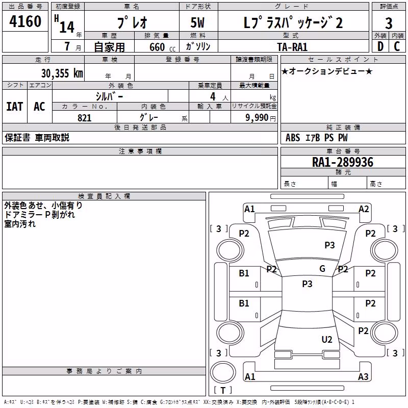 SUBARU PLEO