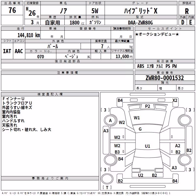TOYOTA NOAH