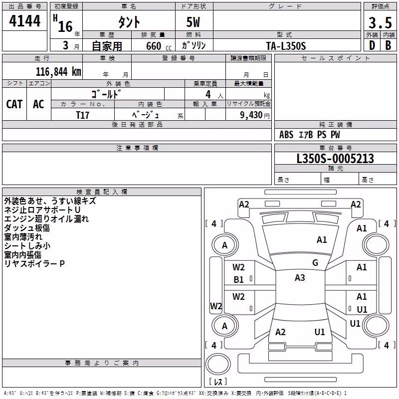 DAIHATSU TANTO