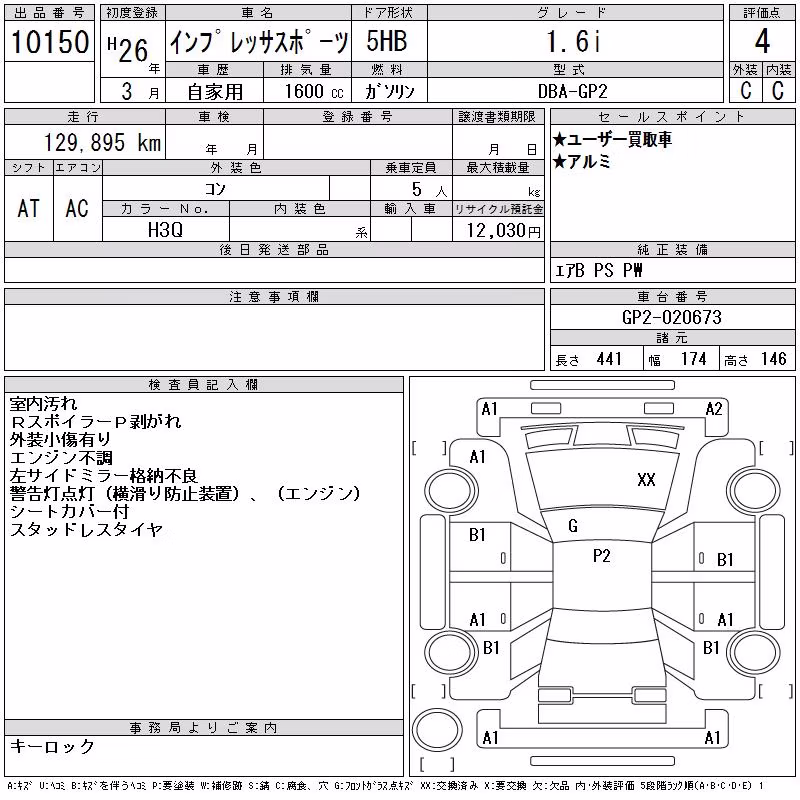 SUBARU IMPREZA
