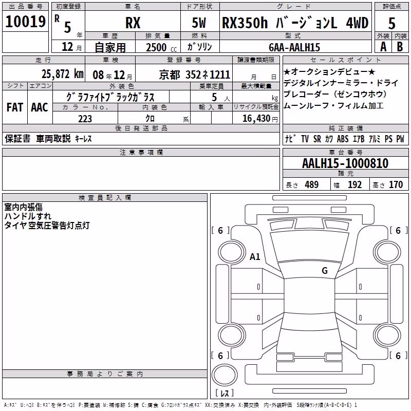 LEXUS RX350H