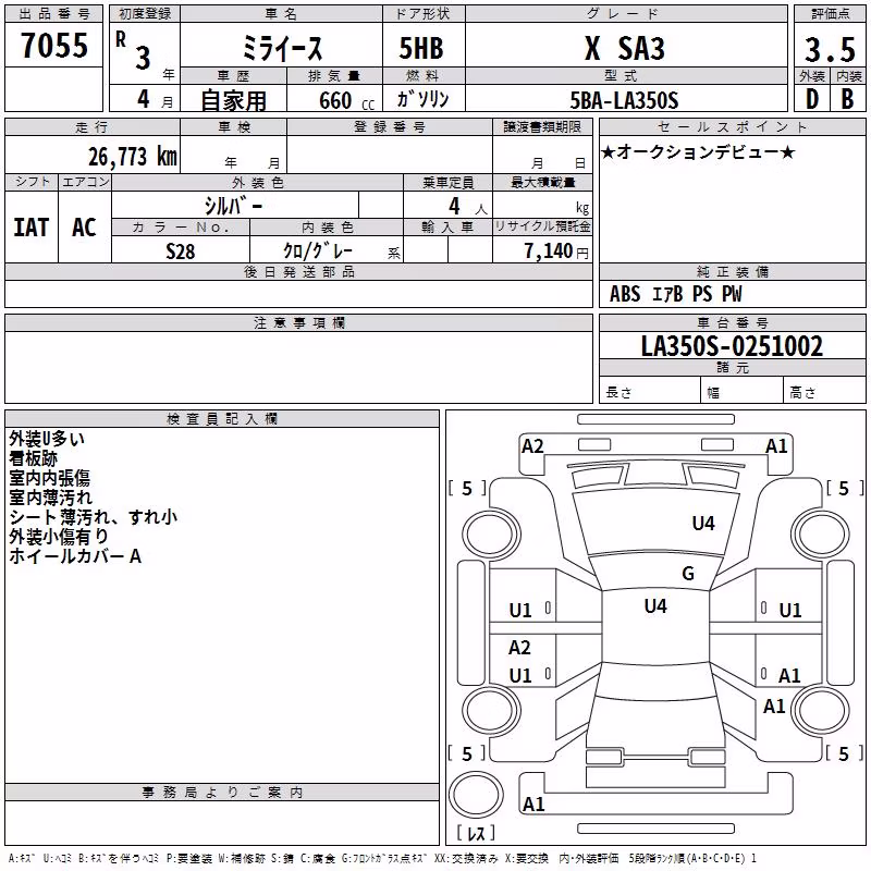 DAIHATSU MIRA E:S