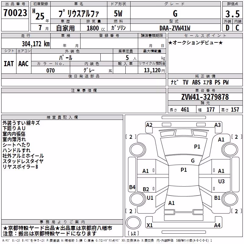TOYOTA PRIUS ALPHA