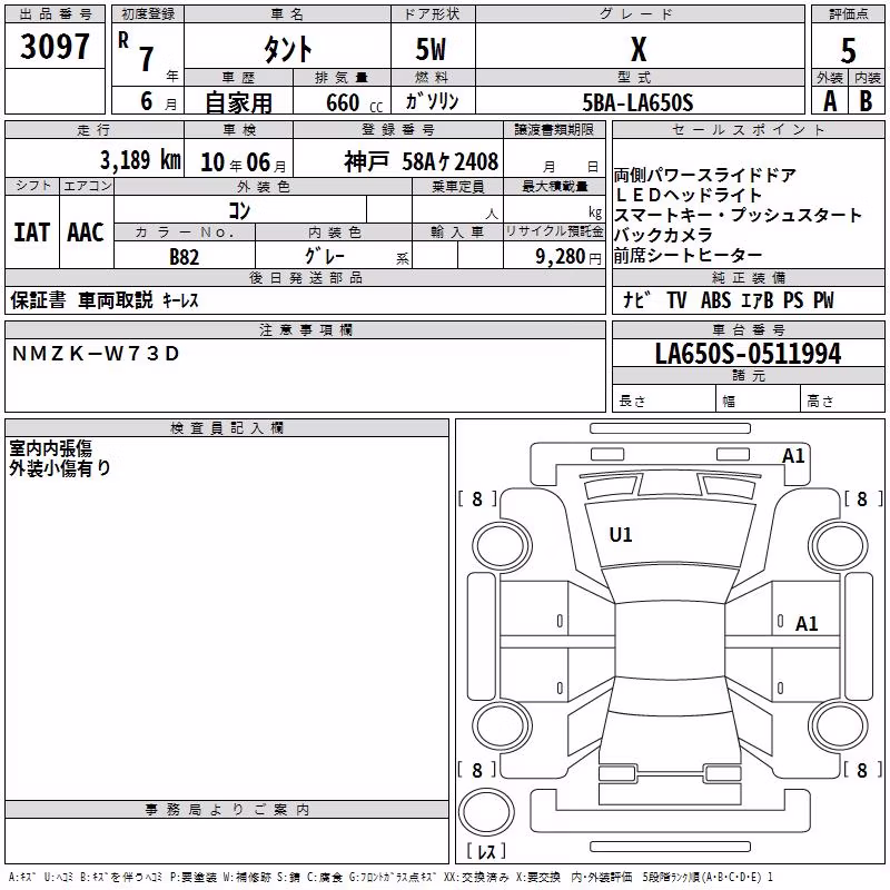 DAIHATSU TANTO