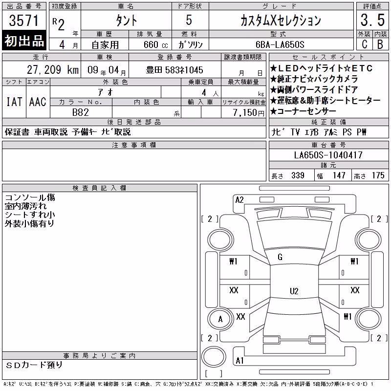 DAIHATSU TANTO