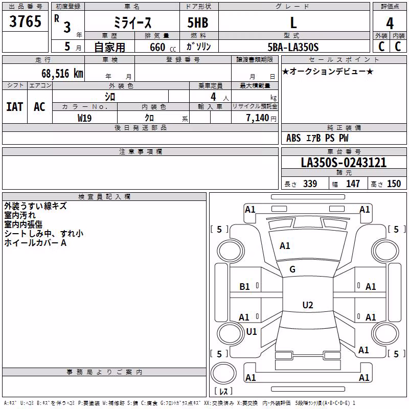 DAIHATSU MIRA E:S
