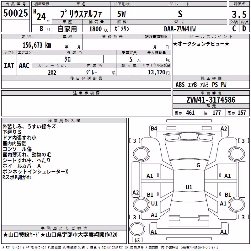 TOYOTA PRIUS ALPHA