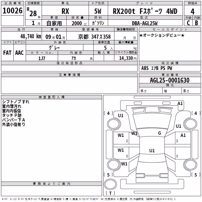 LEXUS RX200T