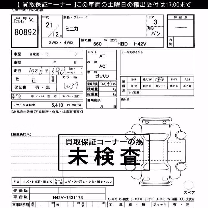 MITSUBISHI MINICA
