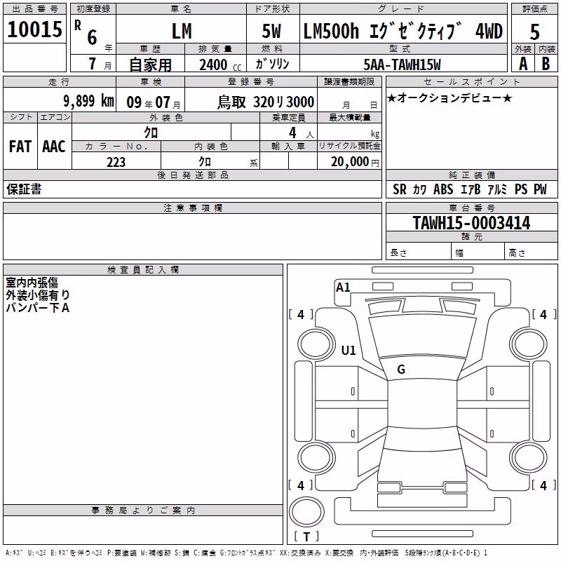LEXUS LM500H