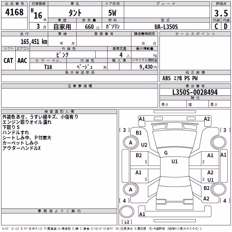 DAIHATSU TANTO
