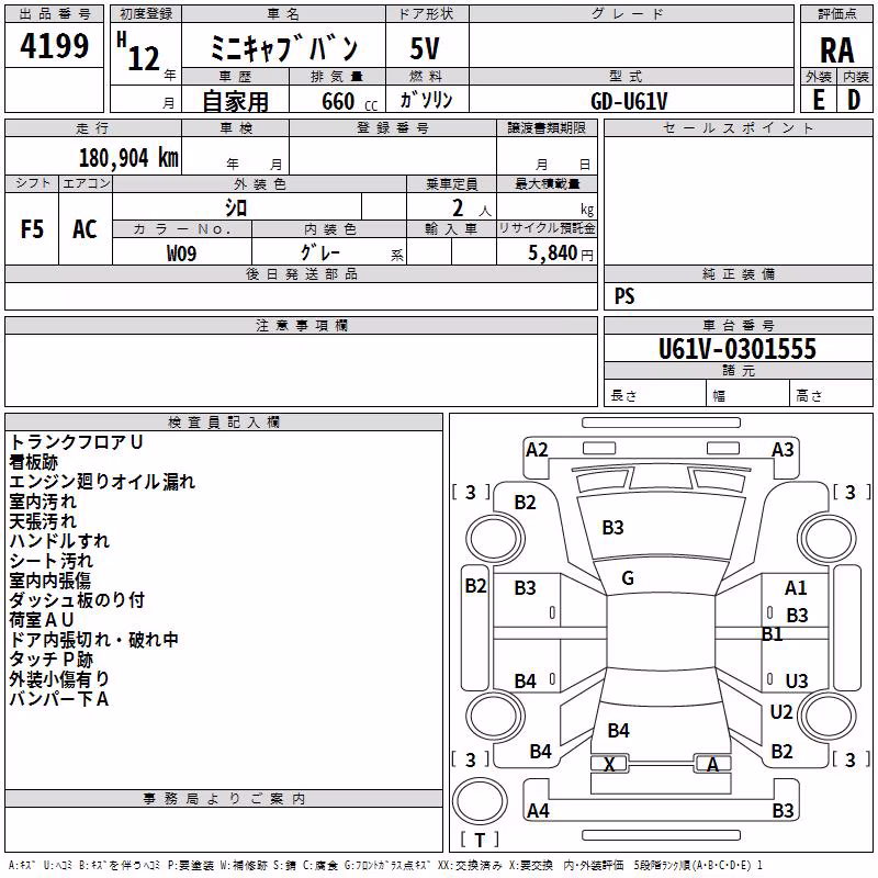 MITSUBISHI MINICAB