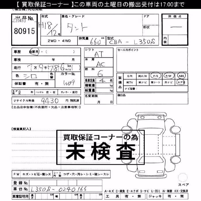DAIHATSU TANTO