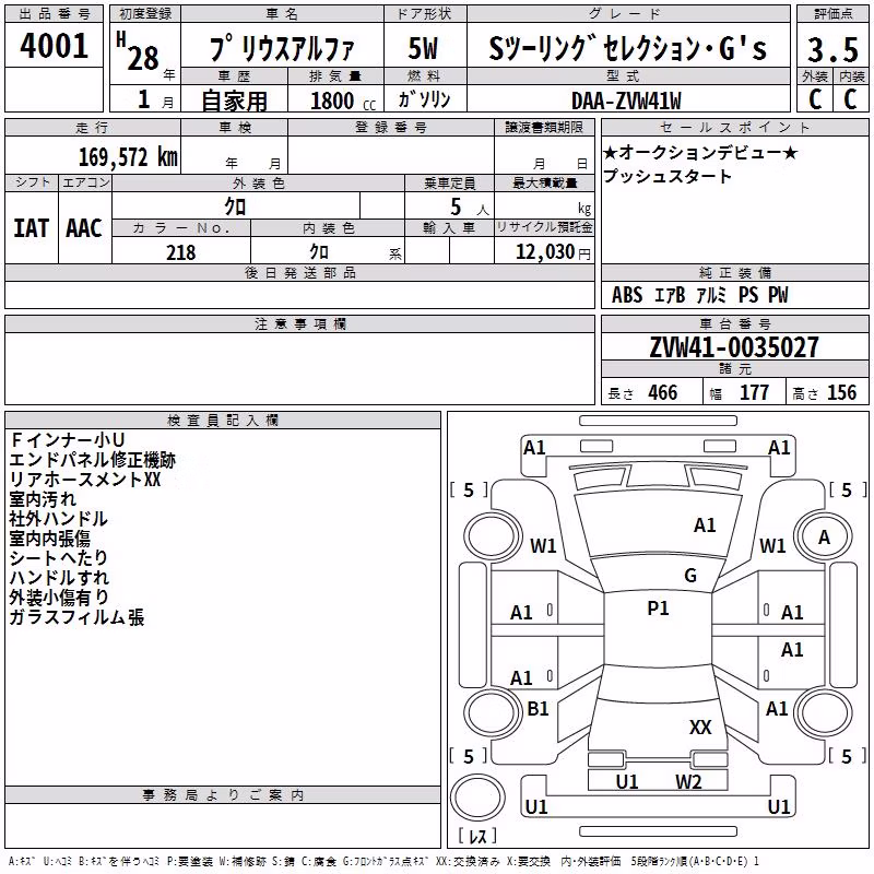 TOYOTA PRIUS ALPHA