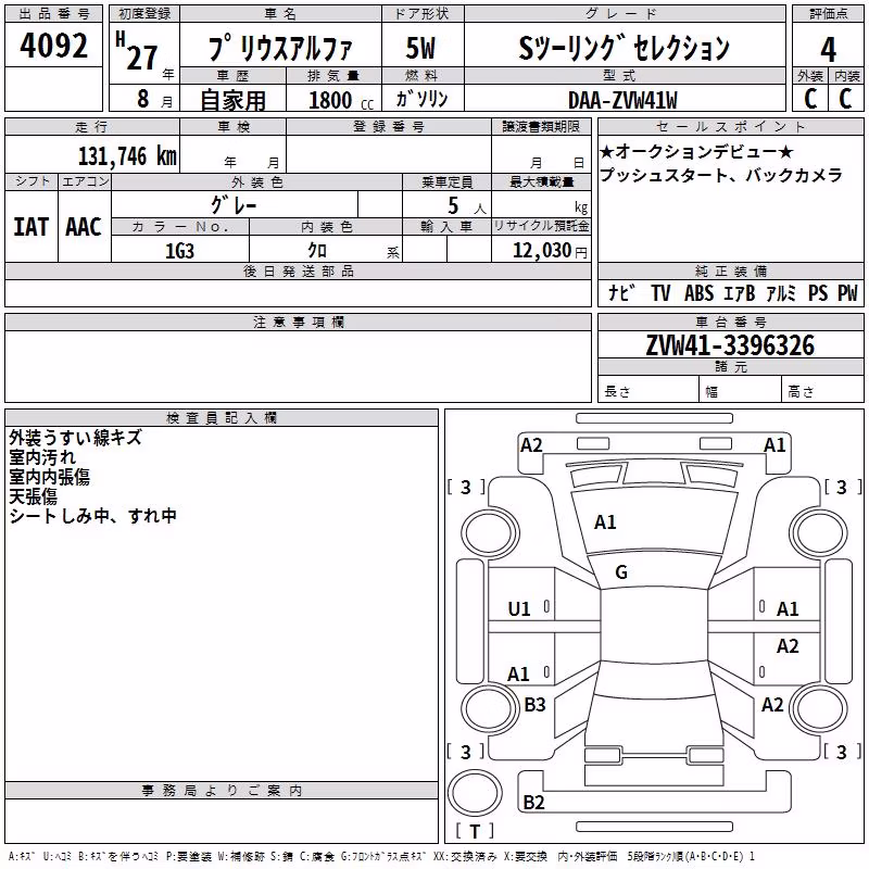 TOYOTA PRIUS ALPHA