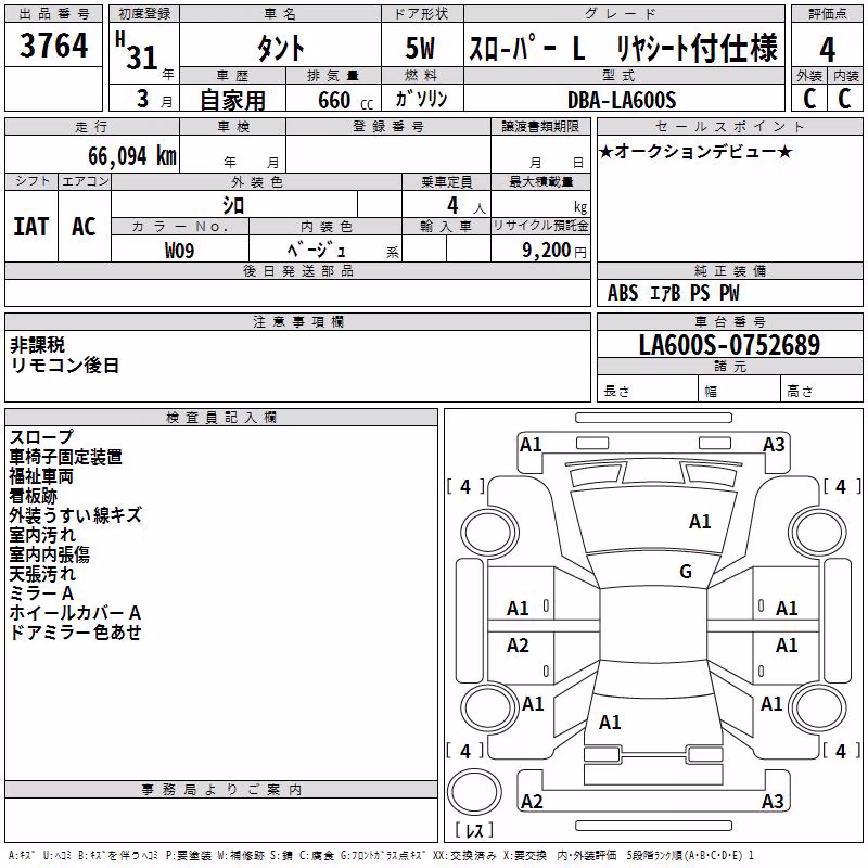 DAIHATSU TANTO